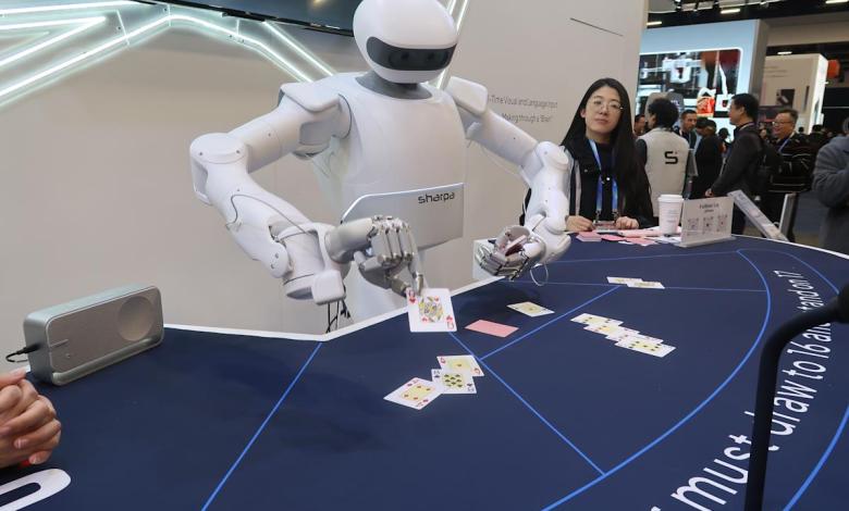 Sharpa’s ping-pong playing, blackjack dealing humanoid is working overtime at CES 2026 Sharpa’s ping-pong playing, blackjack dealing humanoid is working overtime at CES 2026
