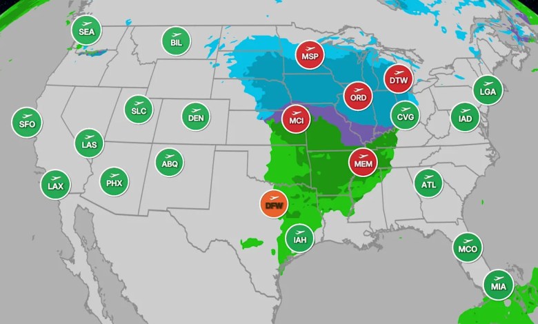 Second Winter Storm Ahead For North, Rain, Storms In South, East Second Winter Storm Ahead For North, Rain, Storms In South, East