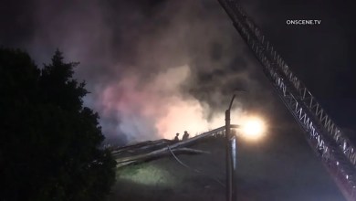 Both sides of 110 Freeway shut down in San Pedro after fire erupts in tunnel Both sides of 110 Freeway shut down in San Pedro after fire erupts in tunnel