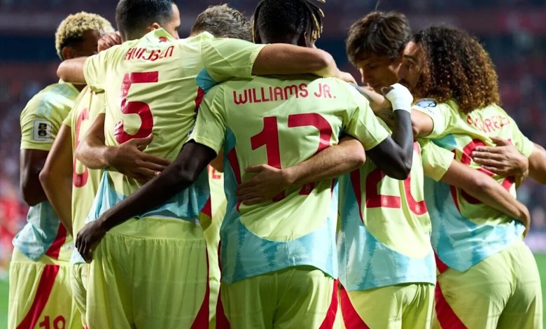 Merino nets hat-trick as Spain thrash Turkey Merino nets hat-trick as Spain thrash Turkey