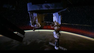 Astronauts welcome arrival of new crewmates Astronauts welcome arrival of new crewmates