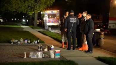 Father, teen son arrested after bomb squad destroys chemicals at Syosset home Father, teen son arrested after bomb squad destroys chemicals at Syosset home