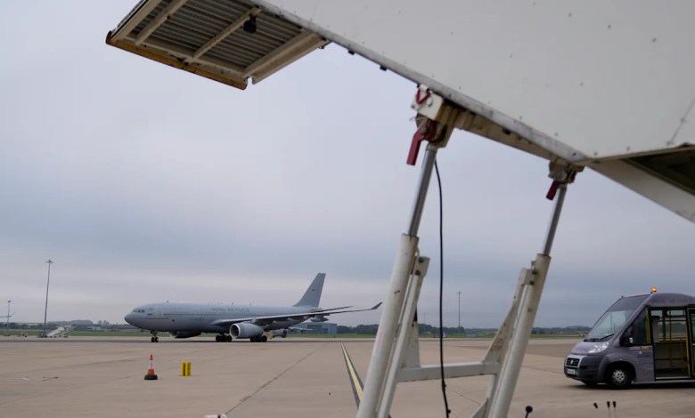 Pro-Palestinian activists due to appear court after damaging planes at RAF base Pro-Palestinian activists due to appear court after damaging planes at RAF base