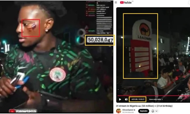 Images showing American YouTube star IShowSpeed injured in Nigeria are doctored Images showing American YouTube star IShowSpeed injured in Nigeria are doctored