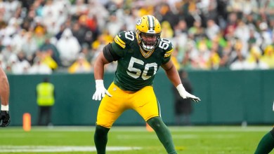 Packers RT Zach Tom is inactive vs. Bears Packers RT Zach Tom is inactive vs. Bears