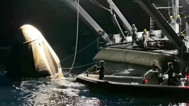 Astronauts splash down after cutting space station mission short due to a medical issue Astronauts splash down after cutting space station mission short due to a medical issue