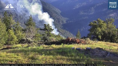 Limedyke Fire burns in Trinity County, smoke seen on Highway 299 Limedyke Fire burns in Trinity County, smoke seen on Highway 299