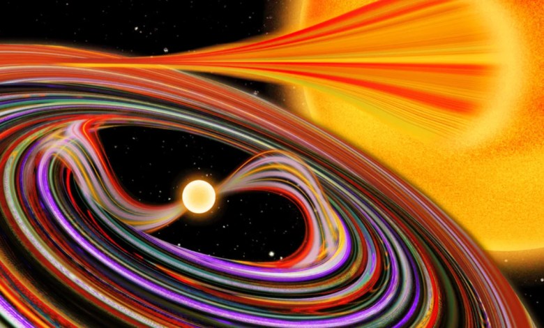 Scientists get 1st good look at a ‘vampire star’ feeding on its victim Scientists get 1st good look at a ‘vampire star’ feeding on its victim