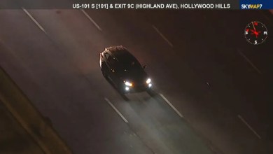 CHP chases driver going over 100 mph on 101 Freeway in LA CHP chases driver going over 100 mph on 101 Freeway in LA