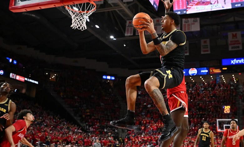 Yaxel Lendeborg leads unstoppable Michigan to 101-83 win at Maryland Yaxel Lendeborg leads unstoppable Michigan to 101-83 win at Maryland