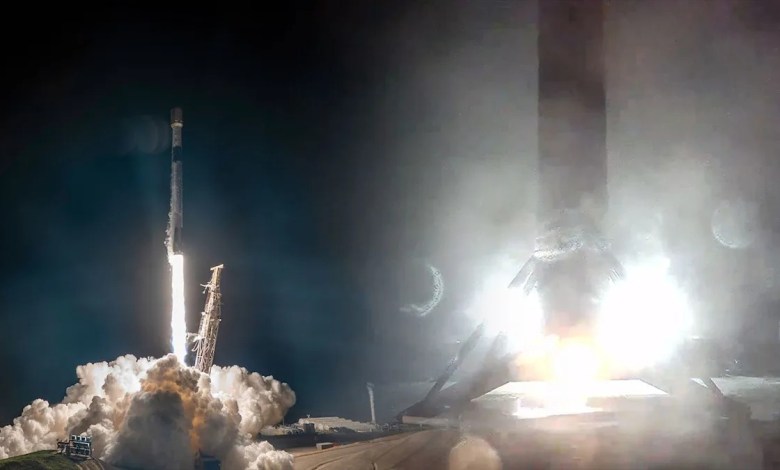 Falcon 9 rocket sets new reuse record on SpaceX’s 2nd Starlink launch of the day Falcon 9 rocket sets new reuse record on SpaceX’s 2nd Starlink launch of the day