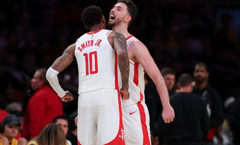 Rockets hold off Lakers to force Game 6, halfway to overcoming 3-0 deficit Rockets hold off Lakers to force Game 6, halfway to overcoming 3-0 deficit