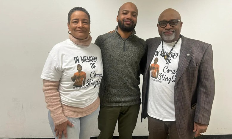 Father looks toward healing after men plead guilty in Corey Stingley’s death Father looks toward healing after men plead guilty in Corey Stingley’s death
