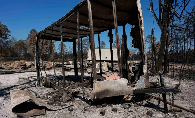 Georgia blaze shows how climate change has led to more wildfires in the East Georgia blaze shows how climate change has led to more wildfires in the East