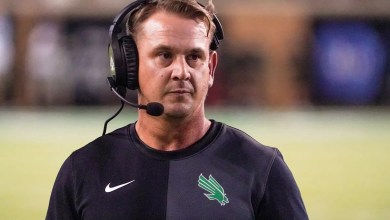 Title-bound Eric Morris balances North Texas with Oklahoma State Title-bound Eric Morris balances North Texas with Oklahoma State
