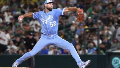 Wacha throws 6 shutout innings for 10th win as Royals top Athletics 4-2 Wacha throws 6 shutout innings for 10th win as Royals top Athletics 4-2
