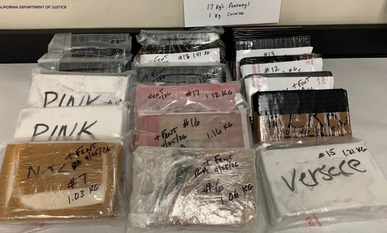 Alleged fentanyl trafficker arrested in Arcadia, nearly 40 pounds worth .3 million seized Alleged fentanyl trafficker arrested in Arcadia, nearly 40 pounds worth .3 million seized