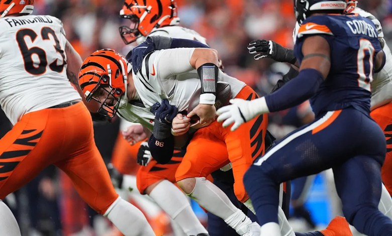 Surtain and Bonitto set the tone as Broncos’ smothering defense leads to 28-3 win over Bengals Surtain and Bonitto set the tone as Broncos’ smothering defense leads to 28-3 win over Bengals