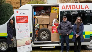 Aid sent by ambulance to Ukraine front line Aid sent by ambulance to Ukraine front line