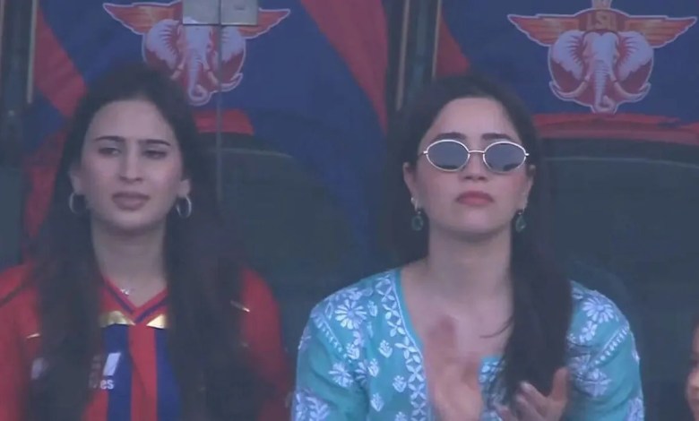 Arjun Tendulkar’s sister Sara Tendulkar, wife Saania Chandhok in stands for LSG vs GT clash Arjun Tendulkar’s sister Sara Tendulkar, wife Saania Chandhok in stands for LSG vs GT clash