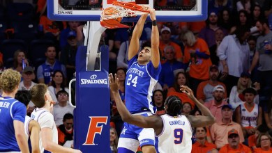 Malachi Moreno holds his own vs. arguably the best frontcourt in college basketball Malachi Moreno holds his own vs. arguably the best frontcourt in college basketball