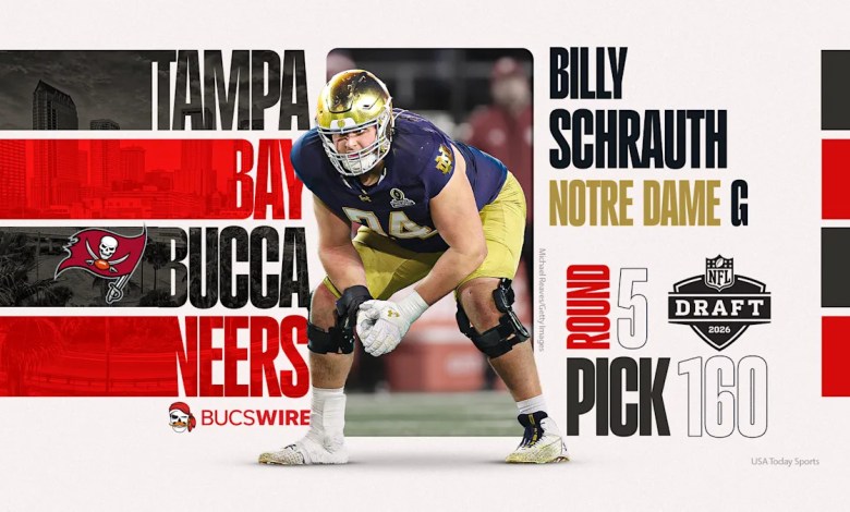 Bucs add some OL depth with Billy Schrauth in Round 5 Bucs add some OL depth with Billy Schrauth in Round 5