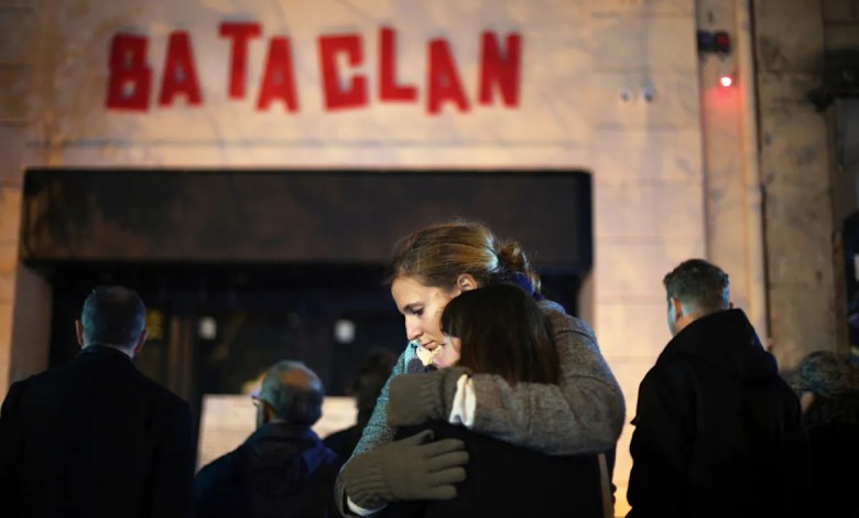France honors victims 10 years after attacks at Bataclan concert hall, cafes and national stadium France honors victims 10 years after attacks at Bataclan concert hall, cafes and national stadium
