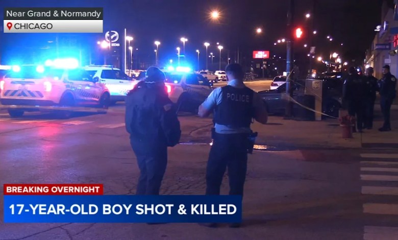 17-year-old boy found shot to death in Northwest Side street, police say 17-year-old boy found shot to death in Northwest Side street, police say