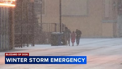 Blizzard conditions arrive at the Jersey shore Blizzard conditions arrive at the Jersey shore