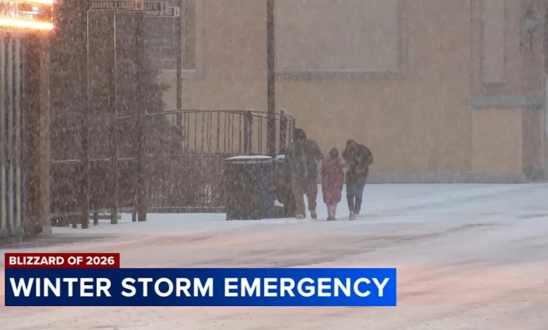 Blizzard conditions arrive at the Jersey shore Blizzard conditions arrive at the Jersey shore