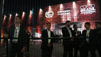 Protesters confront security at main venue of UN climate talks Protesters confront security at main venue of UN climate talks