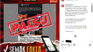 Malaysian broadcaster rejects altered graphic about electricity rate hike Malaysian broadcaster rejects altered graphic about electricity rate hike