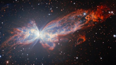 Cosmic butterfly seen in stunning new image captured by telescope Cosmic butterfly seen in stunning new image captured by telescope