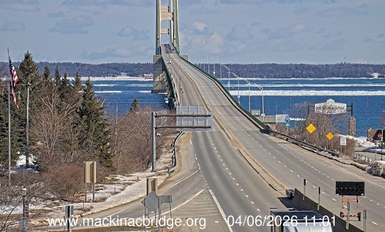 Mackinac Bridge closed because of falling ice. What we know Mackinac Bridge closed because of falling ice. What we know
