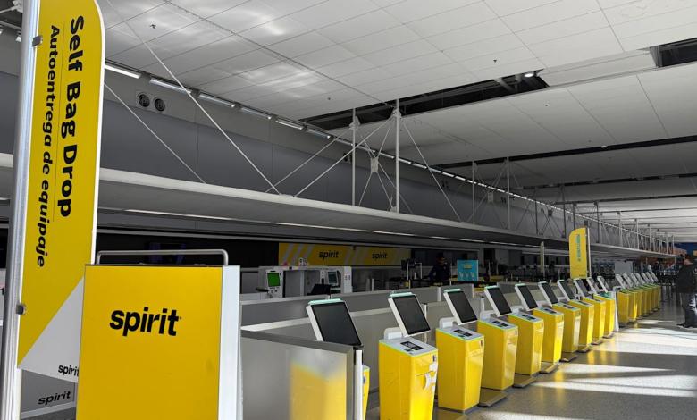 Final Spirit Airlines flight ever flew out of Detroit Metro Airport Final Spirit Airlines flight ever flew out of Detroit Metro Airport