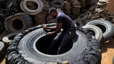 As the going gets tough in South Sudan, some artisans offer cheap footwear made from rubber tires As the going gets tough in South Sudan, some artisans offer cheap footwear made from rubber tires