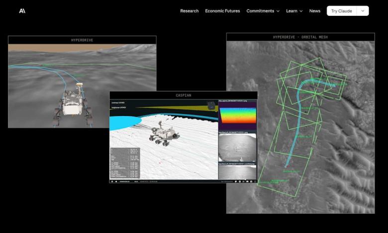 NASA used Claude to plot a route for its Perseverance rover on Mars NASA used Claude to plot a route for its Perseverance rover on Mars
