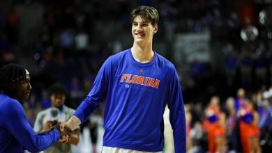 Florida’s Olivier Rioux, who stands 7-foot-9, sets college basketball record with first career dunk Florida’s Olivier Rioux, who stands 7-foot-9, sets college basketball record with first career dunk