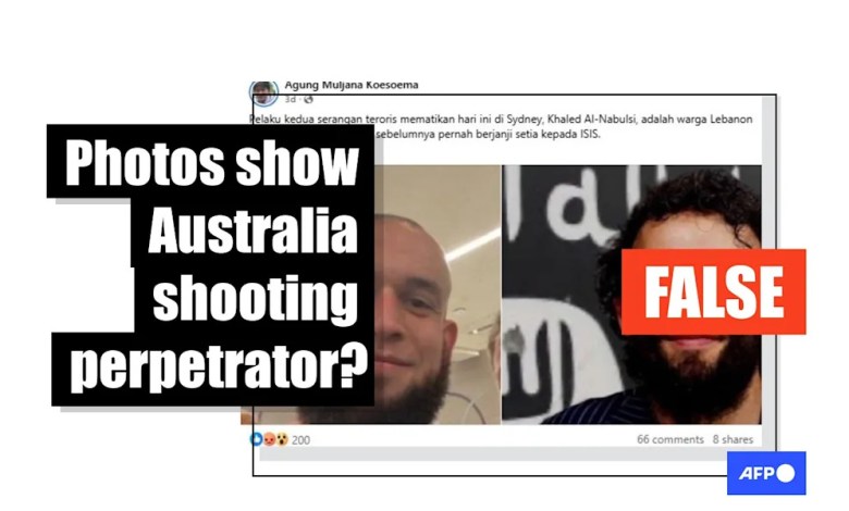 Edited pictures of British influencer falsely linked to Bondi attack Edited pictures of British influencer falsely linked to Bondi attack