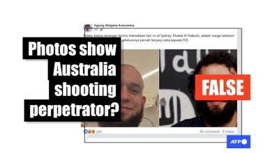 Edited pictures of British influencer falsely linked to Bondi attack Edited pictures of British influencer falsely linked to Bondi attack