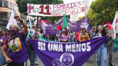 Women march in Mexico City to protest gender violence Women march in Mexico City to protest gender violence