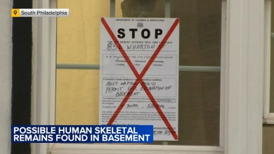 Human remains possibly found in South Philadelphia basement Human remains possibly found in South Philadelphia basement