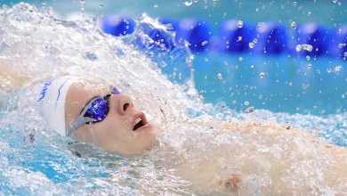 NCAA men’s swimming and diving championships: Kos destroys 100 backstroke national record to win NCAA title NCAA men’s swimming and diving championships: Kos destroys 100 backstroke national record to win NCAA title