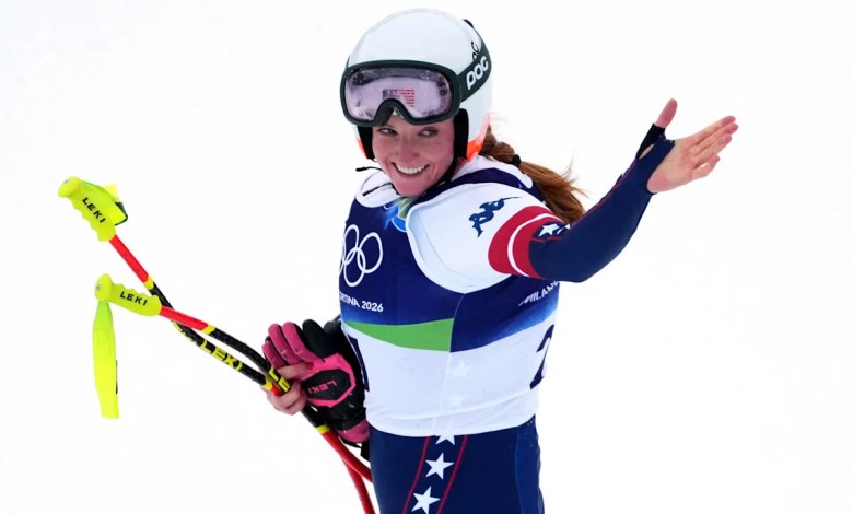 Breezy Johnson adds engagement ring to Olympic gold after fiance proposes Breezy Johnson adds engagement ring to Olympic gold after fiance proposes