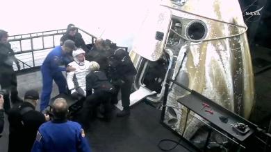 ISS mission splashes down after medical issue ISS mission splashes down after medical issue
