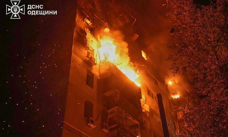 Russia pounds Ukraine with over 300 drones, killing 1 in Odesa Russia pounds Ukraine with over 300 drones, killing 1 in Odesa