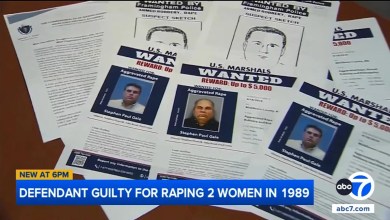 Boston man who led LA law enforcement on a chase found guilty of raping 2 women in 1989 Boston man who led LA law enforcement on a chase found guilty of raping 2 women in 1989