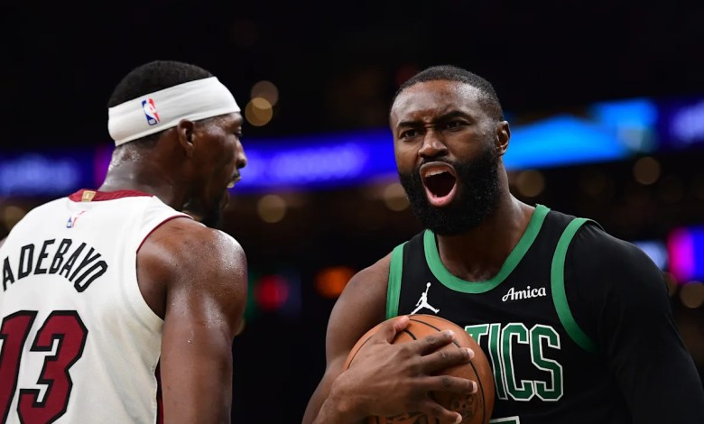 Celtics stun Heat 98-96 in 22-point comeback at TD Garden Celtics stun Heat 98-96 in 22-point comeback at TD Garden