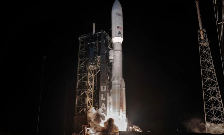 Watch Atlas V rocket launch 29 Amazon internet satellites to orbit today Watch Atlas V rocket launch 29 Amazon internet satellites to orbit today