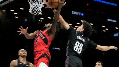 Porter and Clowney lead the Nets to a 96-81 victory over the Raptors Porter and Clowney lead the Nets to a 96-81 victory over the Raptors